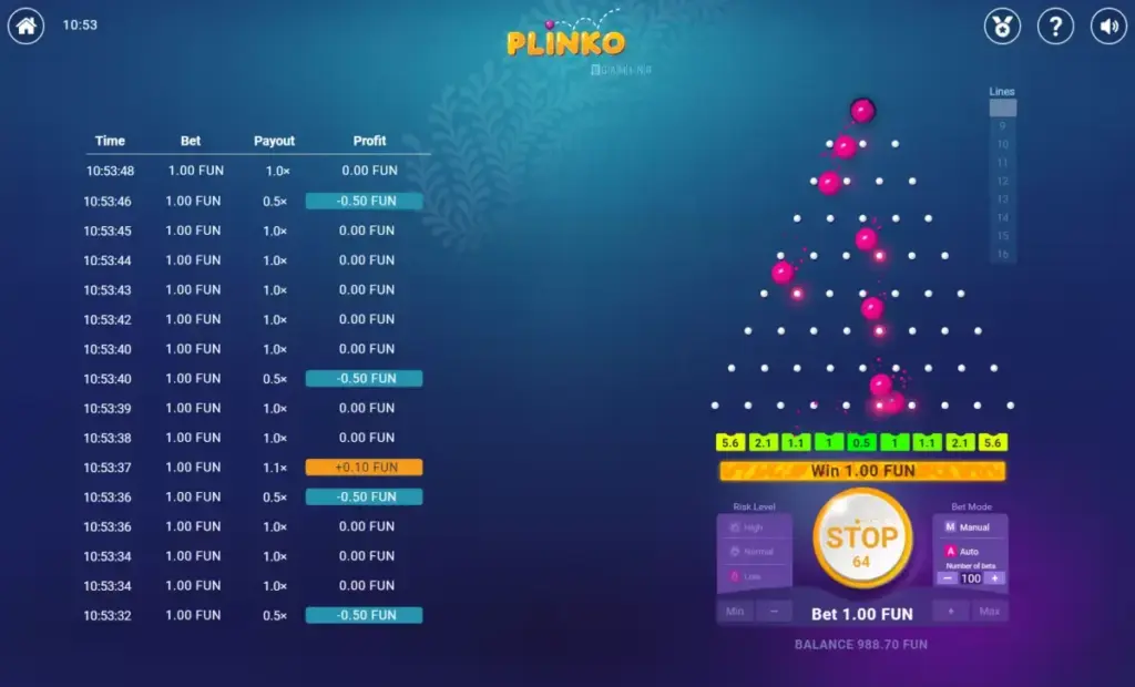 jeu plinko avis